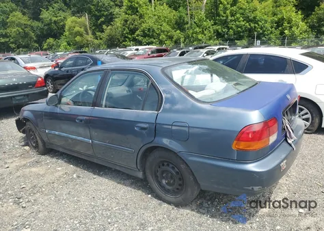 1996 Honda Civic Lx z USA, uszkodzony, nr VIN 2HGEJ6675TH526314